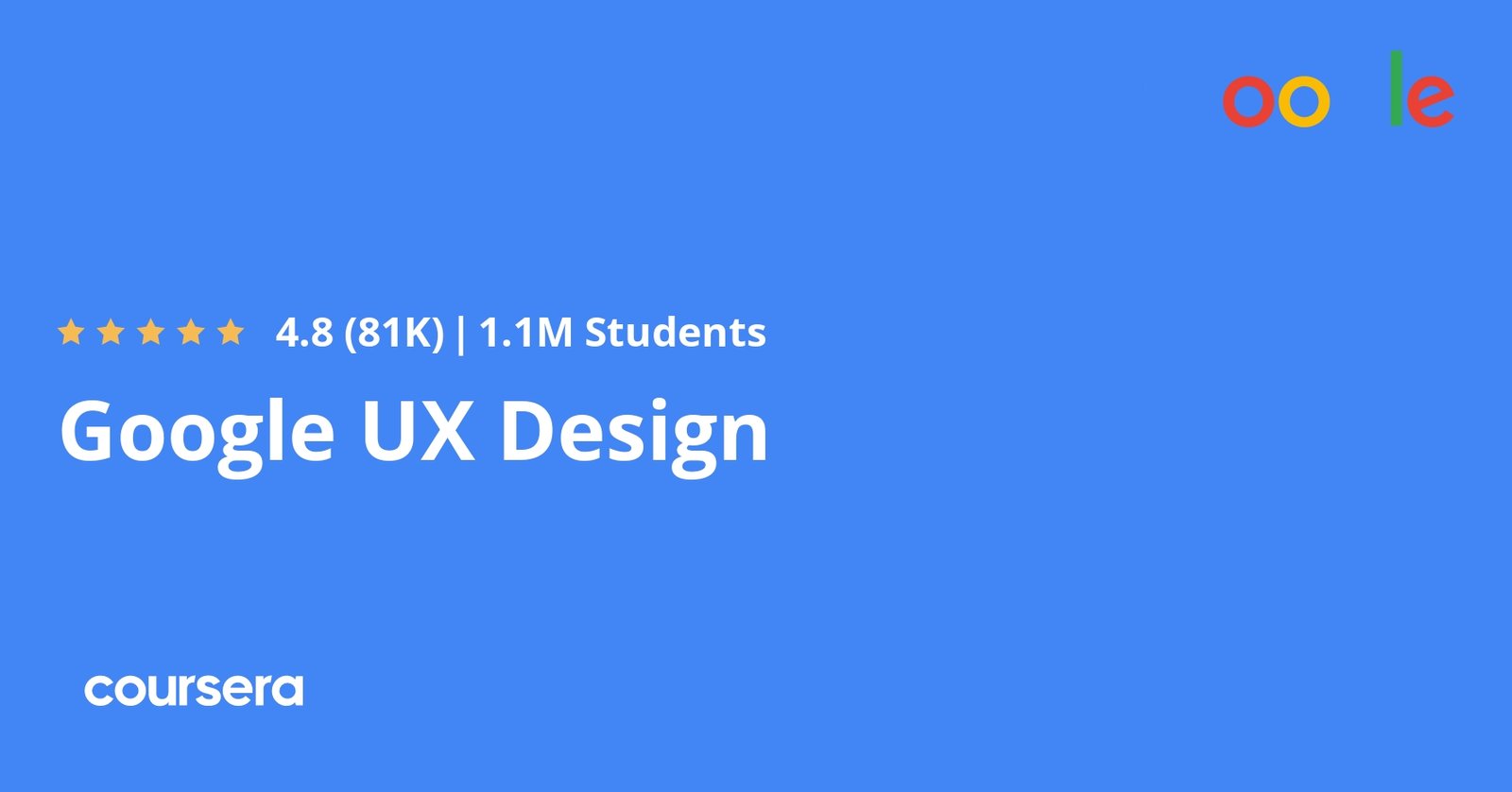 دورة Google UI/UX على Coursera